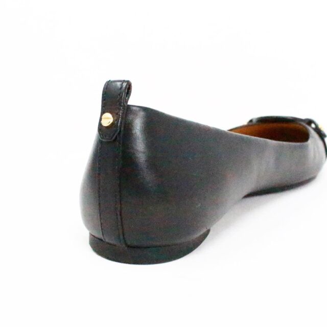 TORY BURCH #42657 Black Leather Flats (US 7.5 EU 37.5)6