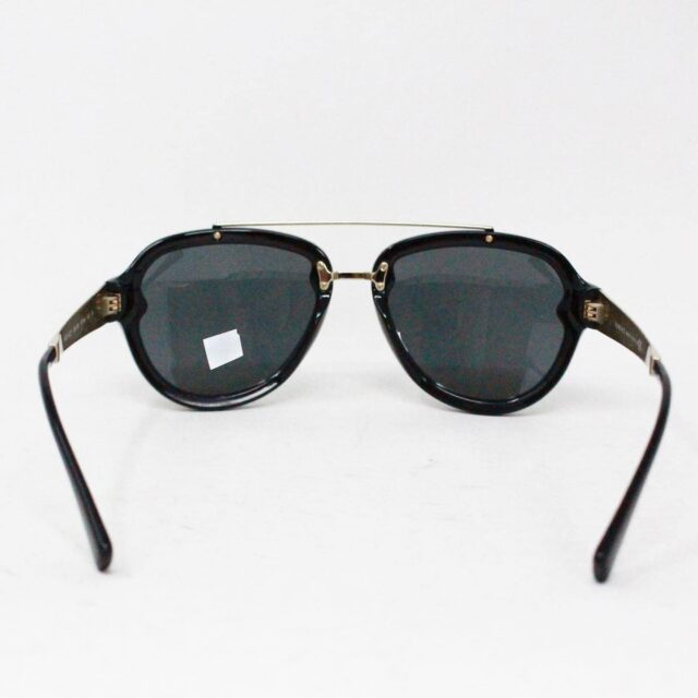 VERSACE #40691 K Black Aviator Polarized Sunglasses 3