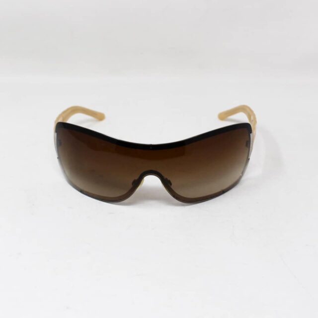 CHANEL #42961 Pink Pearl & Brown Sunglasses 2