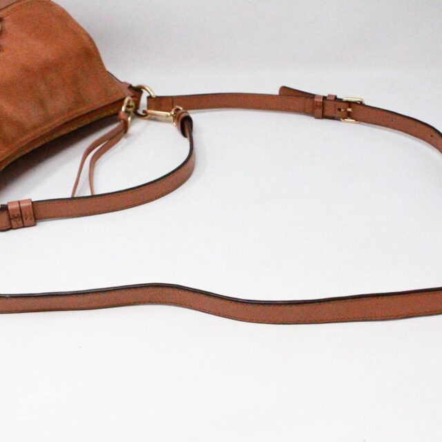 CHLOE Joan Brown Medium Leather Crossbody Bag 9
