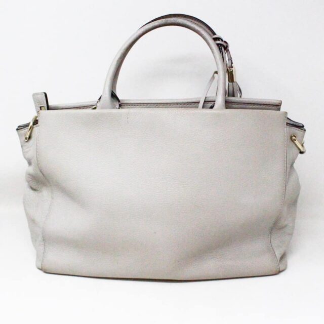 KATE SPADE #43074 Grey Pebbled Leather Handbag 2