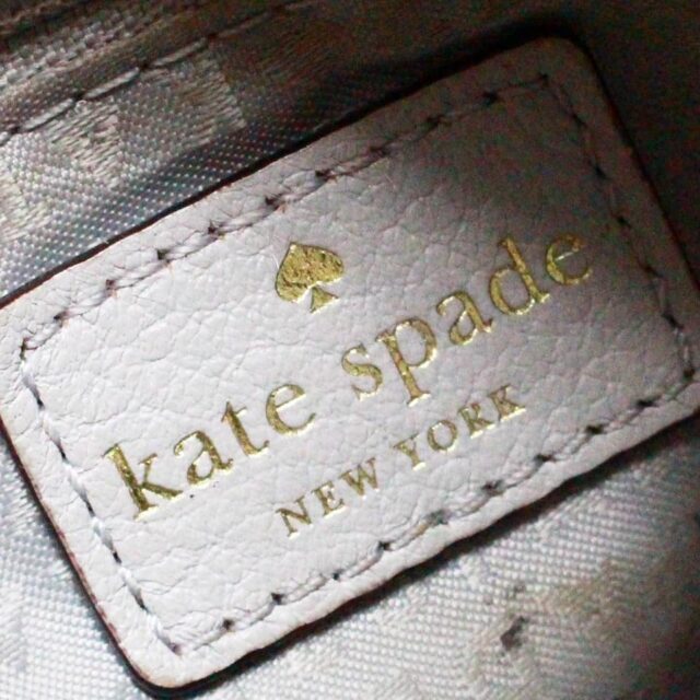KATE SPADE #43074 Grey Pebbled Leather Handbag 7