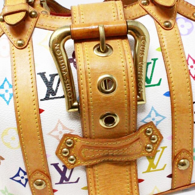 LOUIS VUITTON #43008 Multicolor Monogram Theda Handbag 5