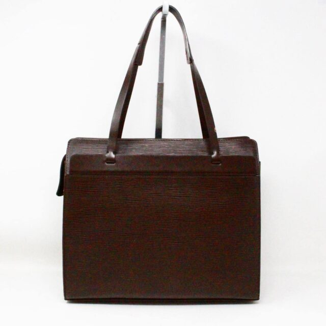 LOUIS VUITTON #43044 Brown Epi Leather Croisette Handbag With Wallet 2