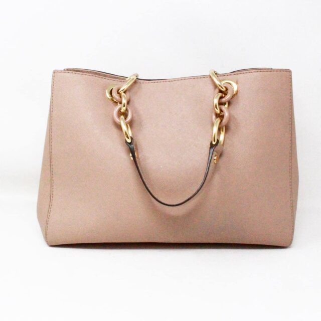 MICHAEL KORS #43025 Pink Rosewood Leather Handbag 2