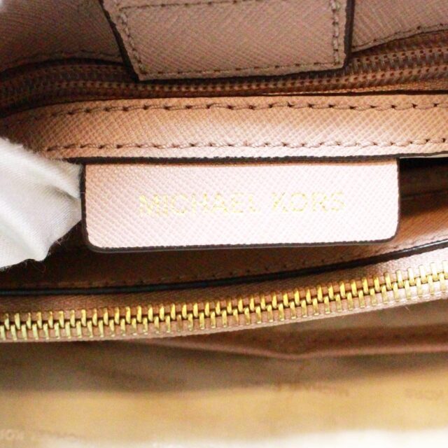 MICHAEL KORS #43025 Pink Rosewood Leather Handbag 7