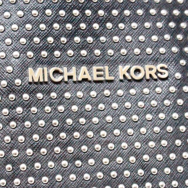 MICHAEL KORS #43071 Studded Black Leather Handbag 6