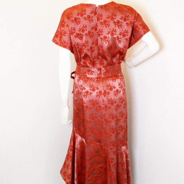 SACHIN & BABI #43039 Red Floral Long Dress (Size 10) 3
