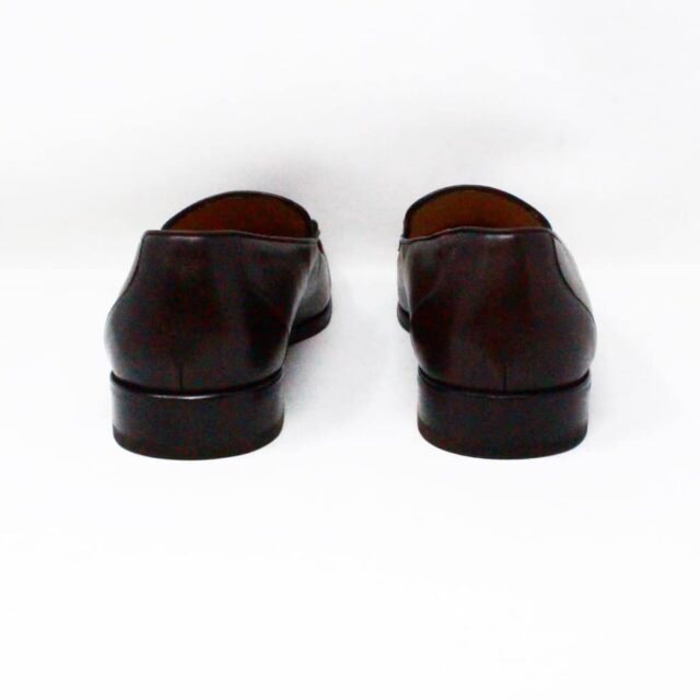 SALVATORE FERRAGAMO #43035 Mens Brown Leather Shoes (US 10.5 EU 41.5) 3