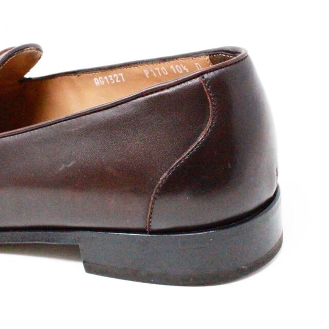 SALVATORE FERRAGAMO #43035 Mens Brown Leather Shoes (US 10.5 EU 41.5) 6