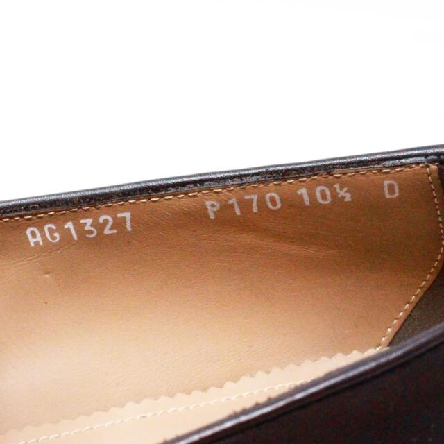 SALVATORE FERRAGAMO #43035 Mens Brown Leather Shoes (US 10.5 EU 41.5) 9