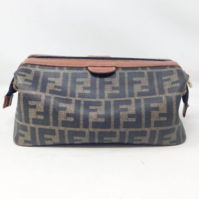 バッグ FENDI Zucca Vanity Bag Makeup Pouch Fendi Zucca Makeup Bag – Andreu's Luxury Closet