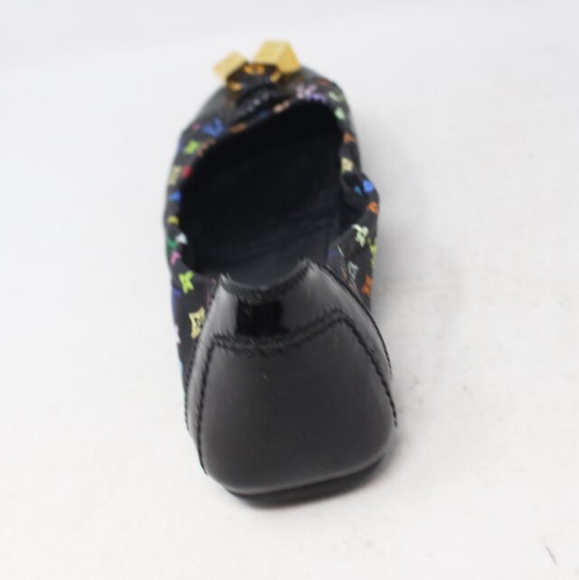 LOUIS VUITTON #TQ13KQ Monogram Ballet Flats Size 38.5