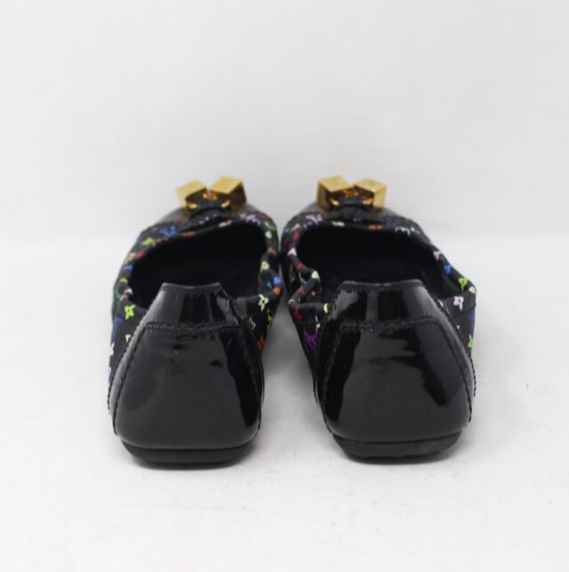 LOUIS VUITTON #TQ13KQ Monogram Ballet Flats Size 38.5