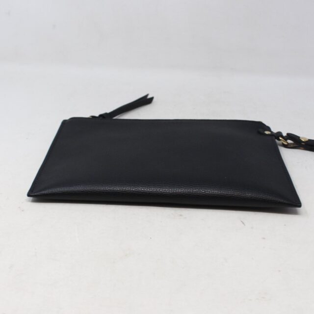 BURBERRY #DDZ2B3 Leather Wristlet Pouch