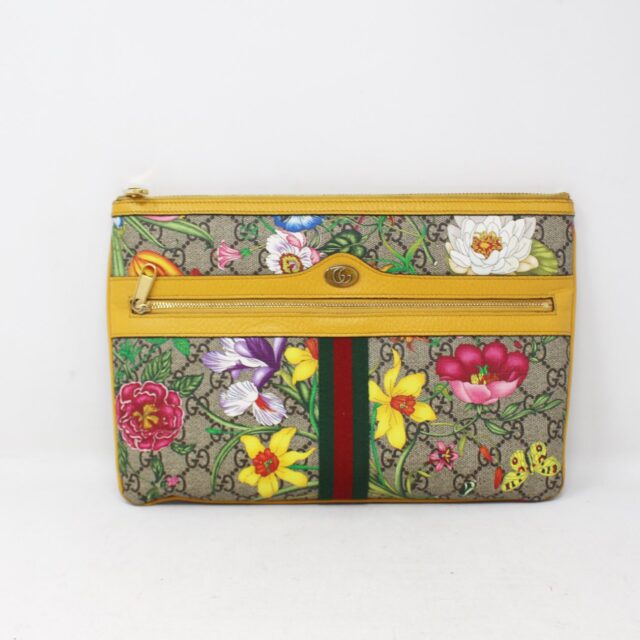 GUCCI #8AFDUQ Ophidia Flora Pouch