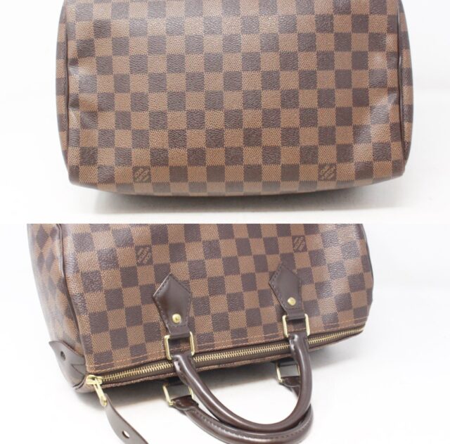 LOUIS VUITTON #BEGKSR Ebene Speedy 30 Bag