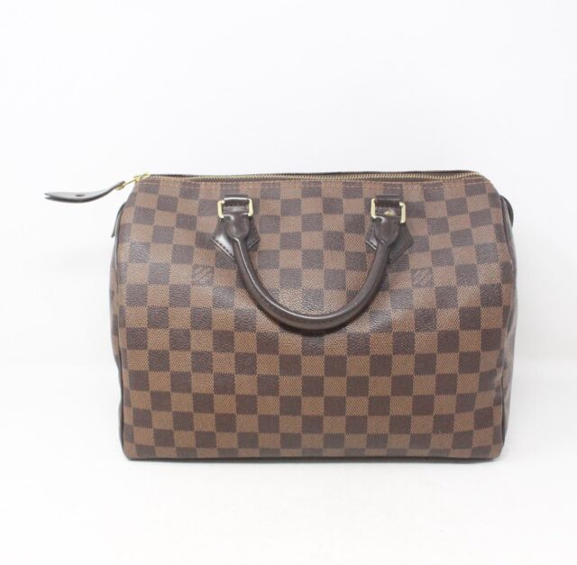 LOUIS VUITTON #BEGKSR Ebene Speedy 30 Bag