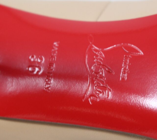 CHRISTIAN LOUBOUTIN #FT8G8W Pijonina 100 Heels Size 36