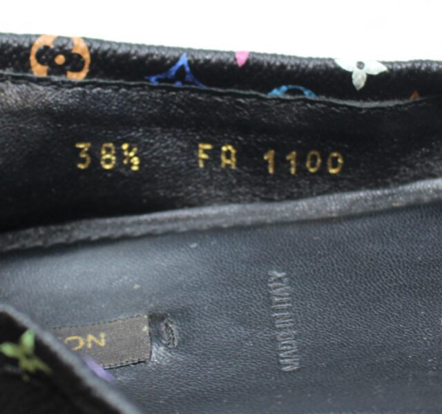 LOUIS VUITTON #TQ13KQ Monogram Ballet Flats Size 38.5