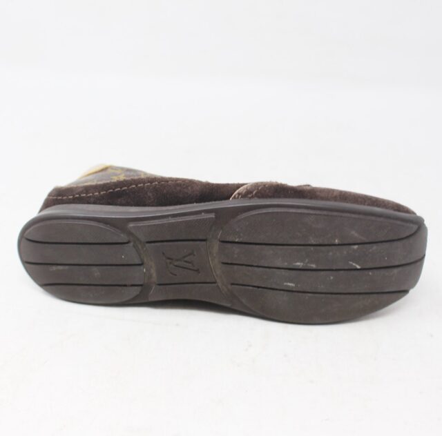 LOUIS VUITTON #HPDNH3 Kids Low Top Monogram Sneakers Size 27