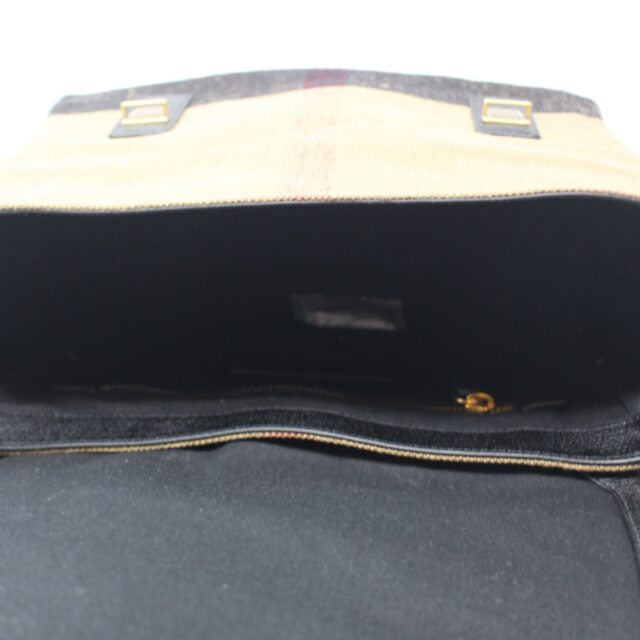 BURBERRY #R6LC57 Canvas Balldon Messenger Bag