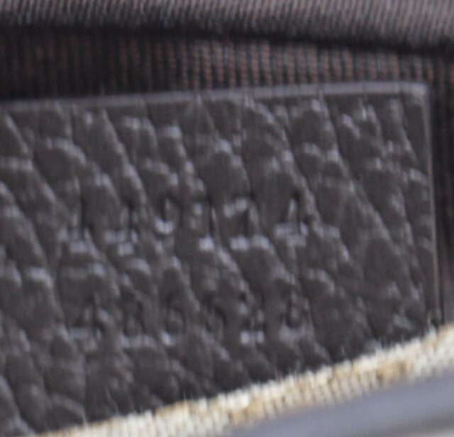 GUCCI #568EVD Monogram Canvas Waist Bag