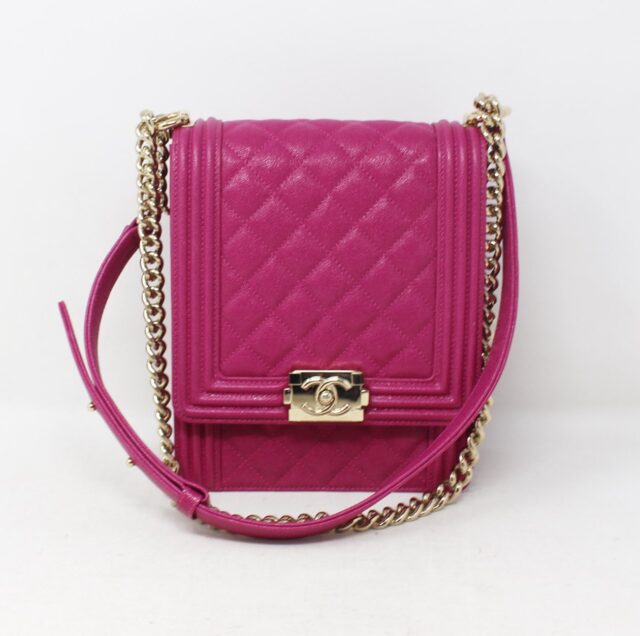 CHANEL #18QGHK Quilted North South Bag