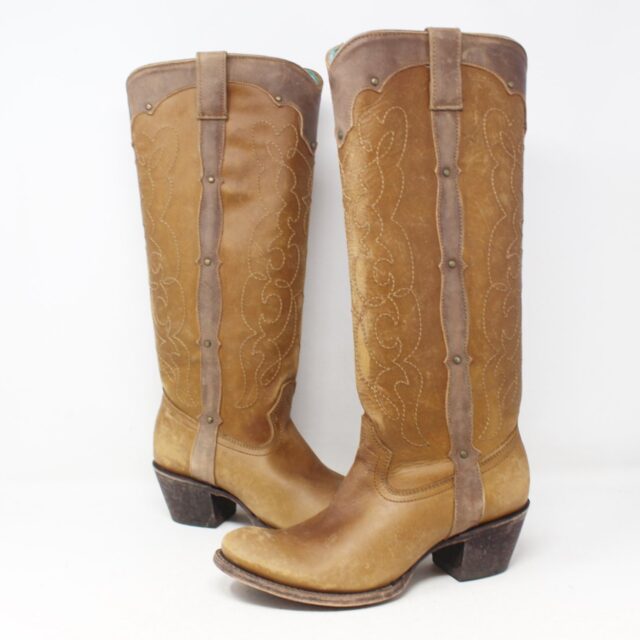 #4435VK Western Long Boots Size 8