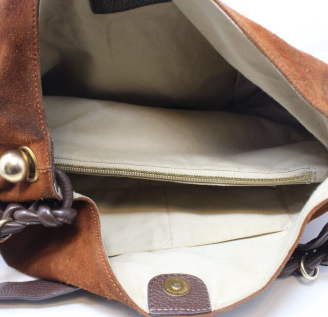 SEE B CHLOE #H8BHQF Suede Hobo Shoulder Bag