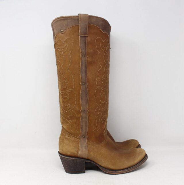#4435VK Western Long Boots Size 8