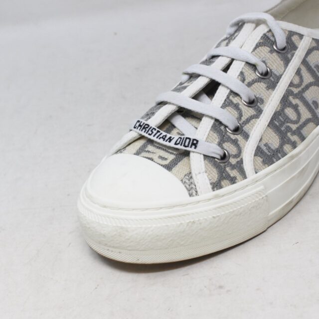 CHHRISTIAN DIOR #LWDX6D Walk N Dior Oblique Sneakers Size 37