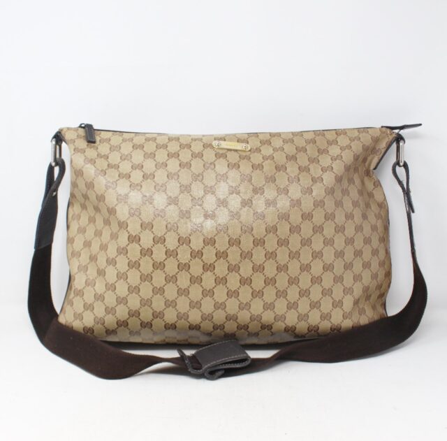GUCCI #T8BNK4 Crystal Messenger Bag