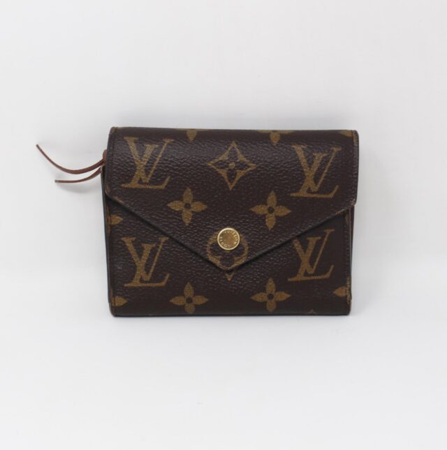 LOUIS VUITTON #8659JQ Monogram Canvas Victorine Wallet