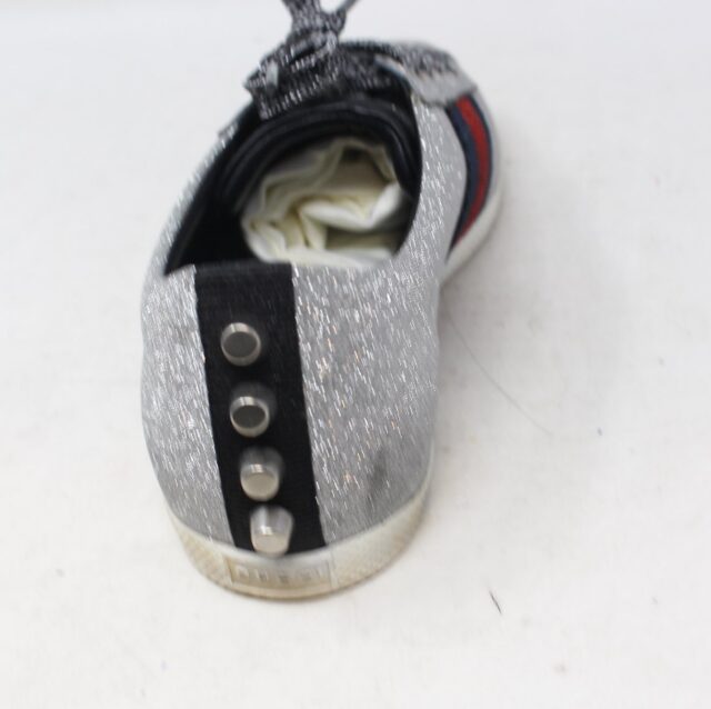 GUCCI #FFWXNK Web Bambi Glitter Sneakers Size 37.5