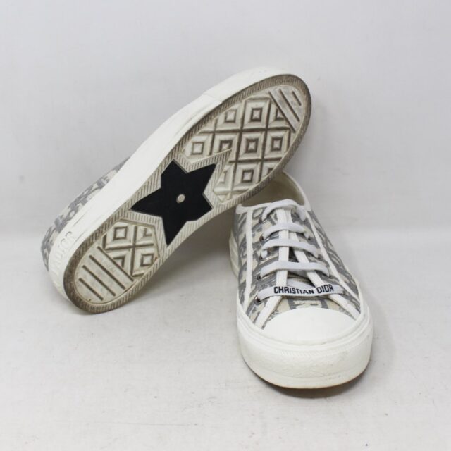 CHHRISTIAN DIOR #LWDX6D Walk N Dior Oblique Sneakers Size 37