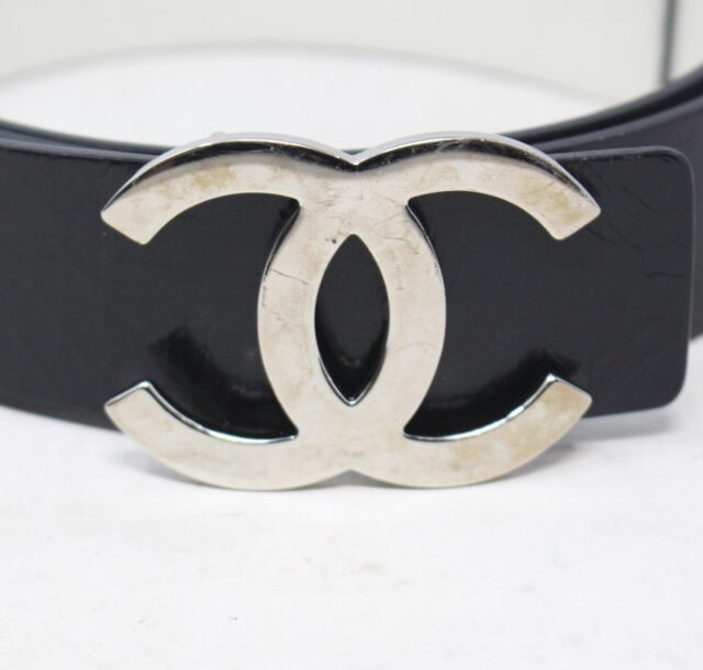 CHANEL #8HSBVH Reversible Leather Belt