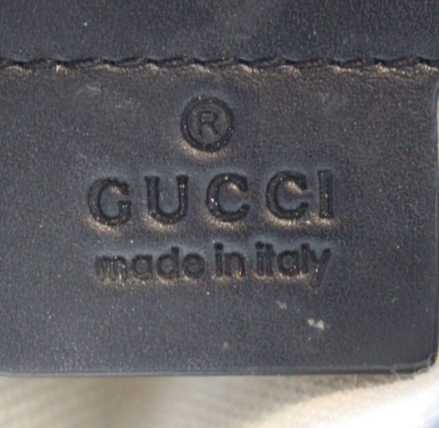 GUCCI #BN74VW Embossed Large Tote Bag