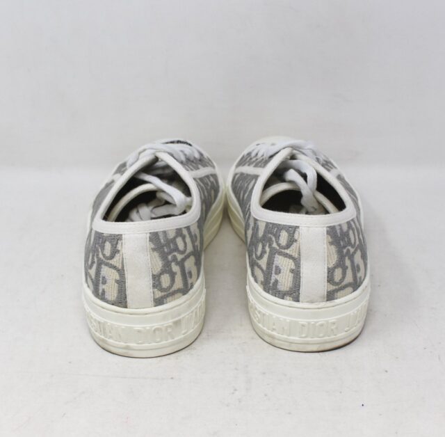 CHHRISTIAN DIOR #LWDX6D Walk N Dior Oblique Sneakers Size 37