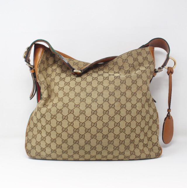 GUCCI #6KTGP7 Monogram Large Flat Messenger Bag