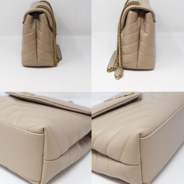 SAINT LAURENT #8NSS8W Loulou Small Matelasse Bag