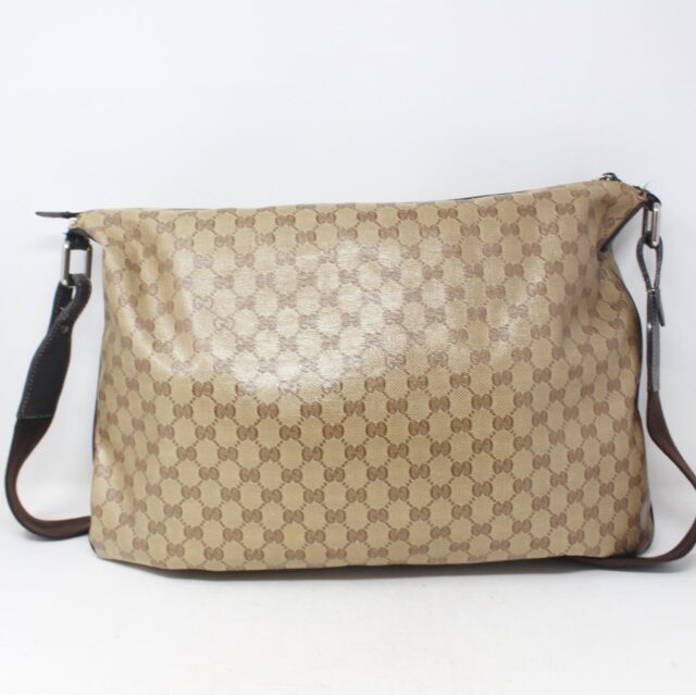 GUCCI #T8BNK4 Crystal Messenger Bag