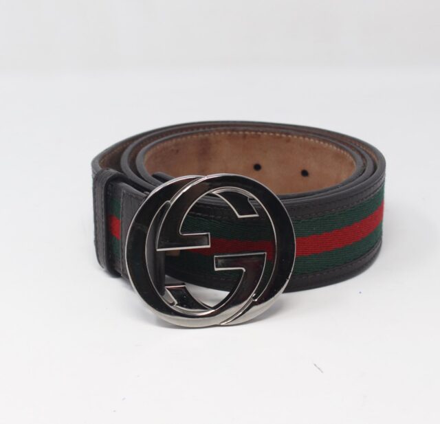 GUCCI #GZVU2R Mens Classic Belt Size 95/38