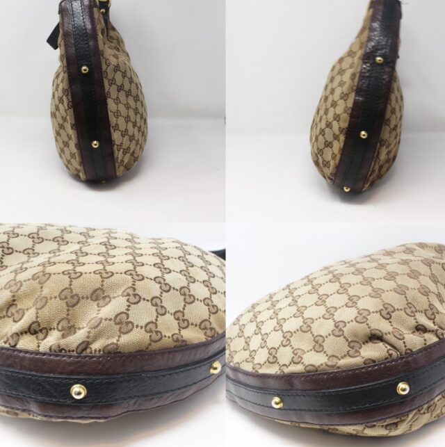 GUCCI #AGQ64K Canvas Interlocking Hobo Bag