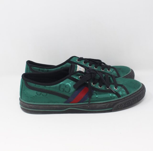 GUCCI #E1SHZ9 Tennis 1977 Casual Sneakers Size 10