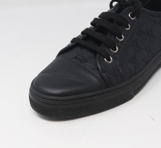 GUCCI #6B6P54 Canvas Low Top Sneakers Size 38.5