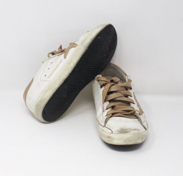 GOLDEN GOOSE #DNNQW5 Super Star Sneakers Size 37