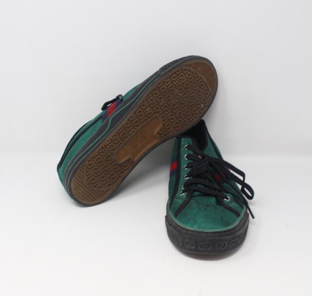 GUCCI #E1SHZ9 Tennis 1977 Casual Sneakers Size 10
