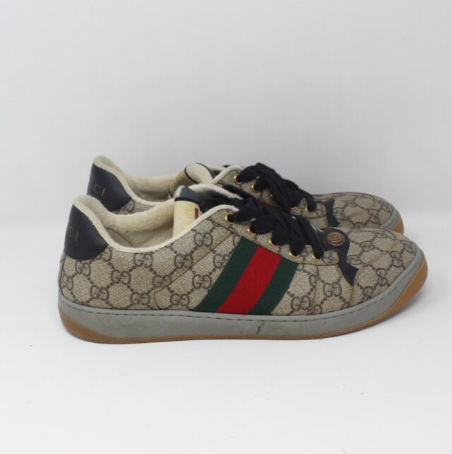 GUCCI #J5BXWB Screener Sneakers  Size 10