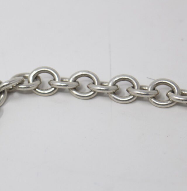 TIFFANY & CO. #AB4LFN Heart Tag 925 Necklace